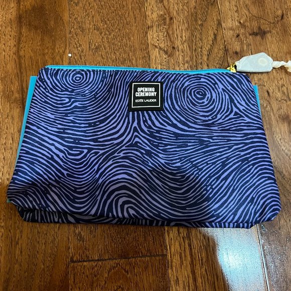 Estée Lauder Opening Ceremony Makeup Bag 8 1/2" x 5 1/2" x 1 1/2" purple - Picture 1 of 6
